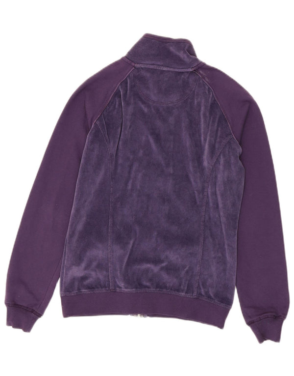 Jachetă de top pentru trening Champion Heritage Fit pentru femei UK 10 Bumbac violet mic