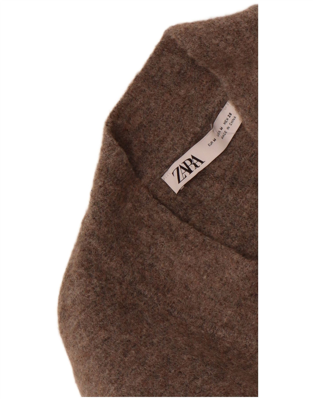 Pulover cardigan pentru femei Zara UK 12 Maro Mediu Poliamidă