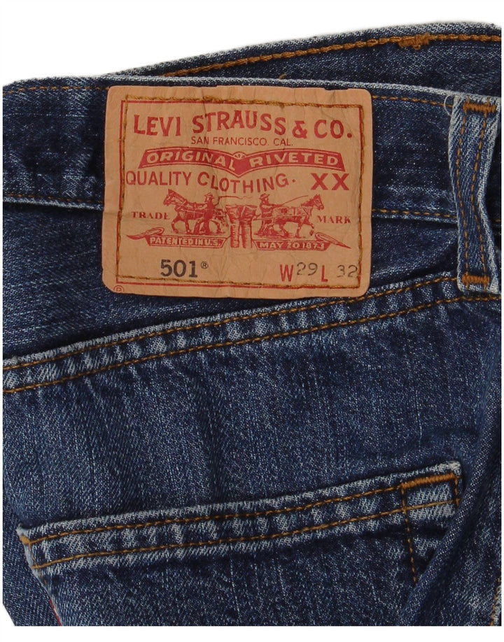 Pantaloni scurți Levi's 501 Denim W29 Medium Blue