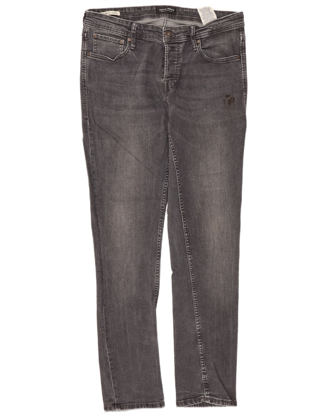 JACK & JONES Blugi GLENN Slim pentru bărbați W32 L32 bumbac gri