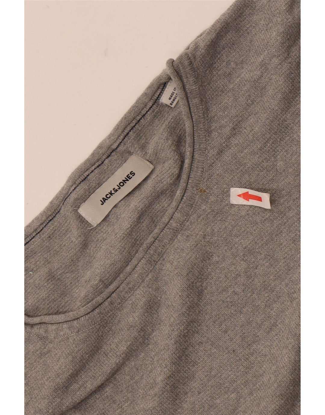 Pulover Jack & Jones pentru bărbați, cu gât crew, 2XL, gri
