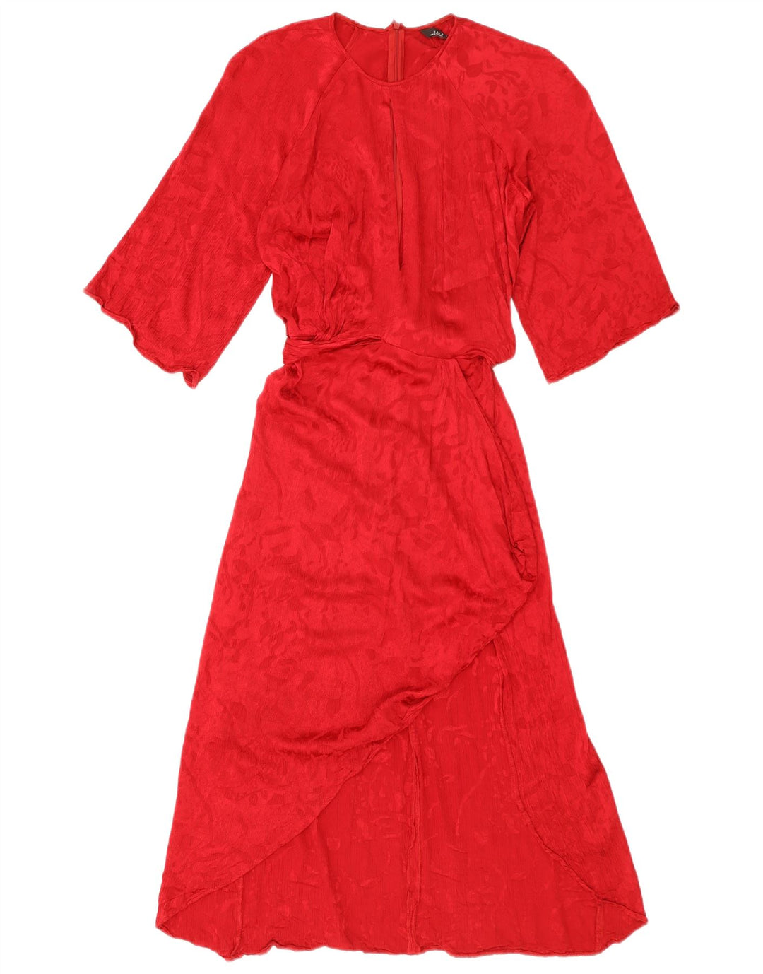 Rochie Maxi pentru Damă Zara UK 10 Small Red Viscose