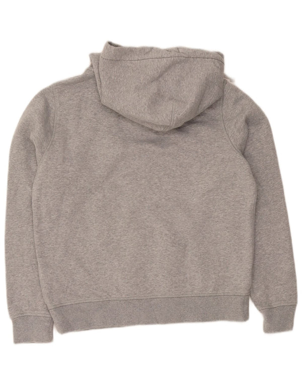 Pulover Jack Wills pentru femei, cu grafic regular, cu capota, UK 14, bumbac mare, gri