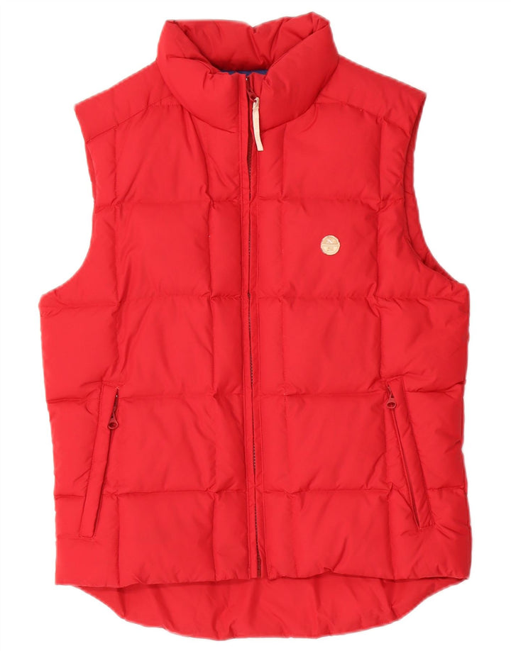 Gilet căptușit pentru femei North Sails UK 10 Small Red Poliamidă