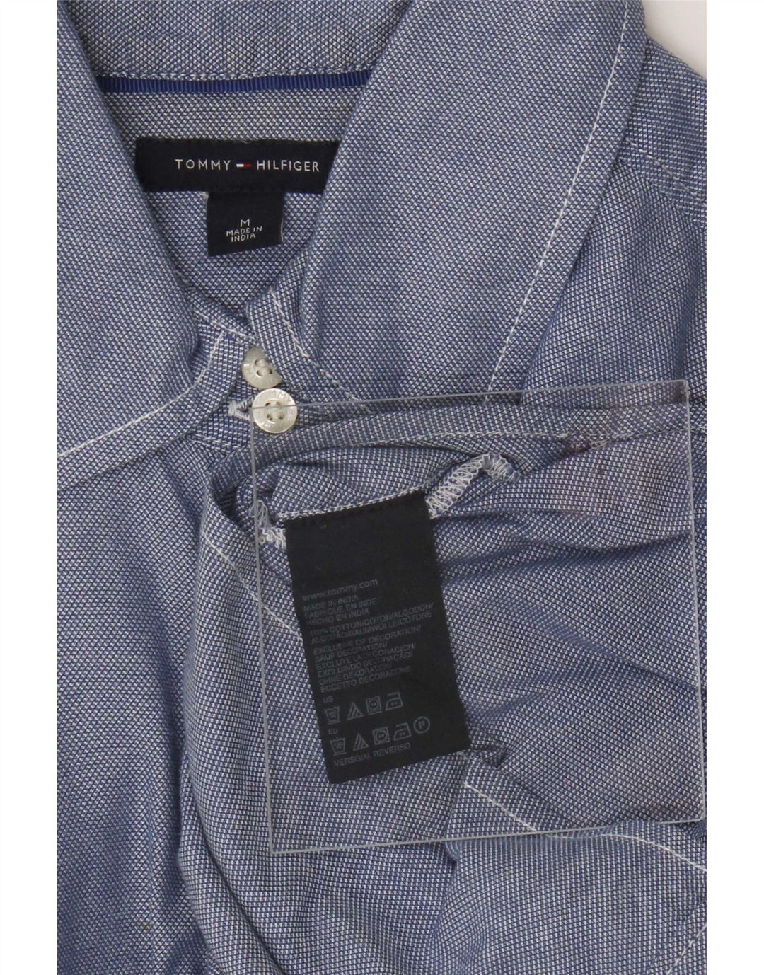 Cămașă Tommy Hilfiger pentru femei UK 12 Medium Blue Bumbac