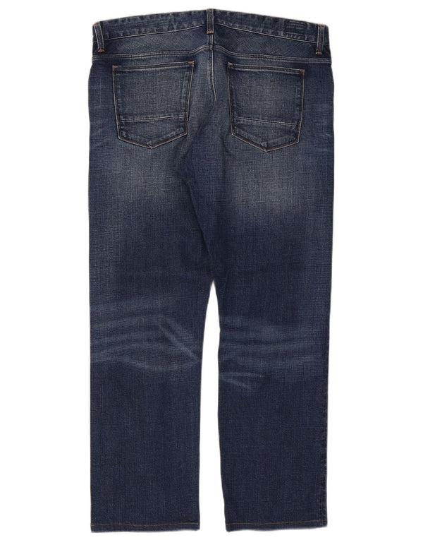 Blugi drepți pentru bărbați Tommy Hilfiger W36 L28 bumbac bleumarin