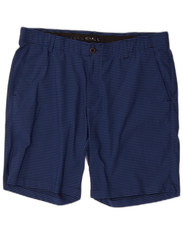 Pantaloni scurți chino Under Armour Heat Gear pentru bărbați W38 XL Blue Pinstripe