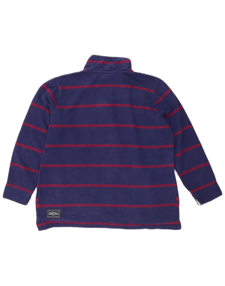 CREW CLOTHING Hanorac pentru femei Pulover UK 16 Mare bleumarin cu dungi