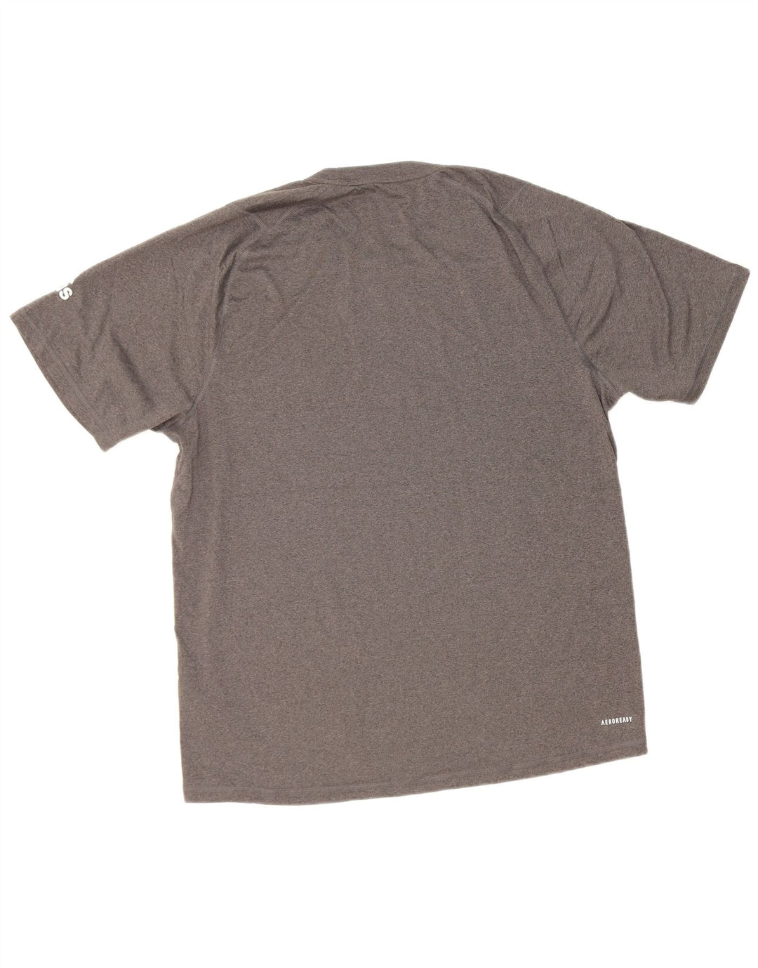Tricou Adidas Aeroready pentru bărbați Top mare din poliester gri