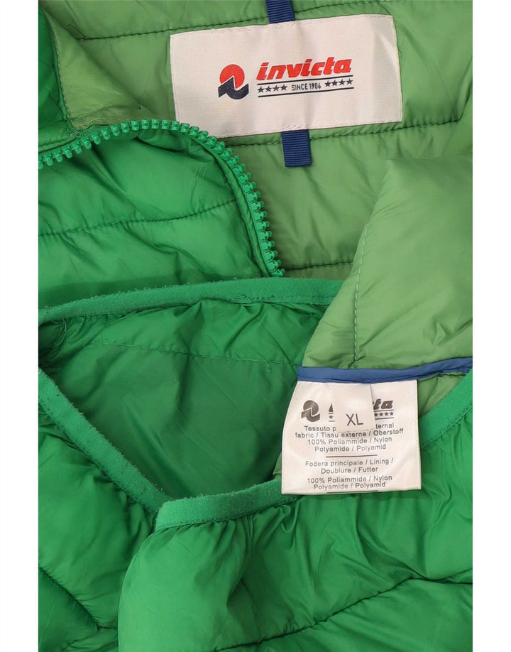 Gilet căptușit pentru bărbați Invicta UK 42 XL, verde, poliamidă