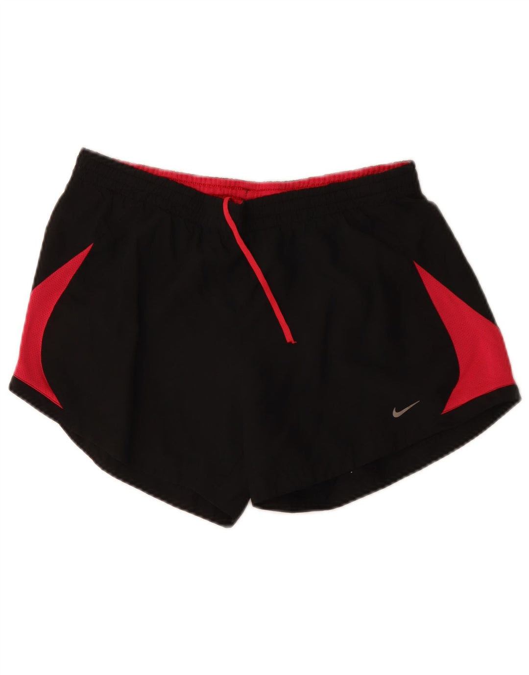 Pantaloni scurti sport NIKE pentru femei UK 14 Medium Black Colorblock Poliester
