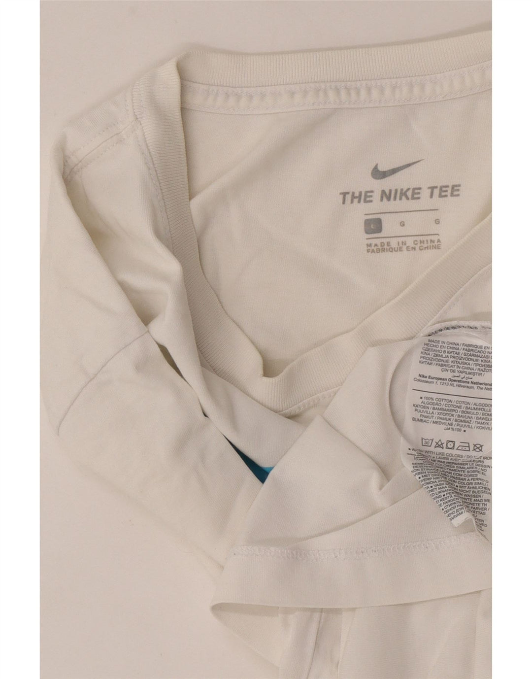 Tricou grafic Nike pentru bărbați Top mare din bumbac alb