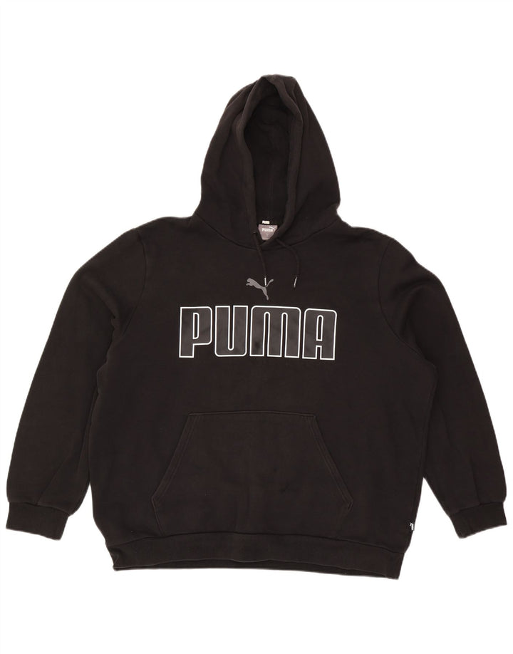 Puma Graphic Hoodie Jumper XL pentru bărbați, negru