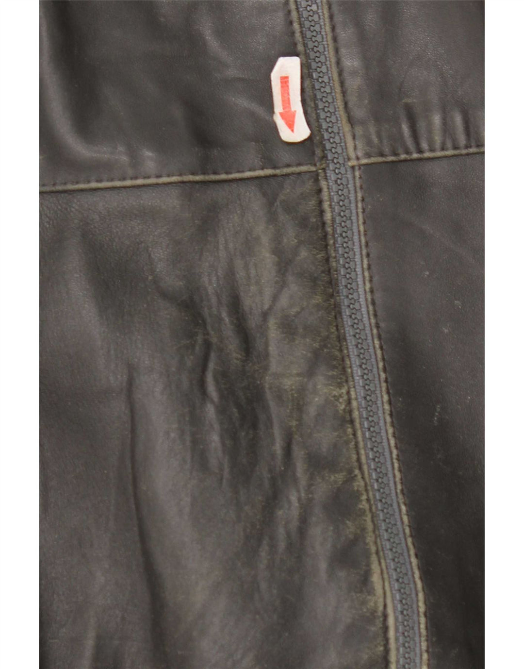 Jachetă de piele vintage pentru bărbați UK 40 mare gri