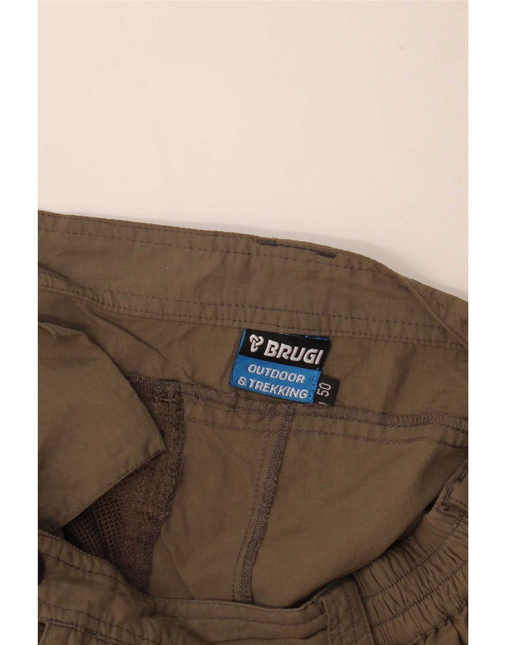 Pantaloni scurți cargo pentru bărbați Brugi IT 50 Large W32 Khaki