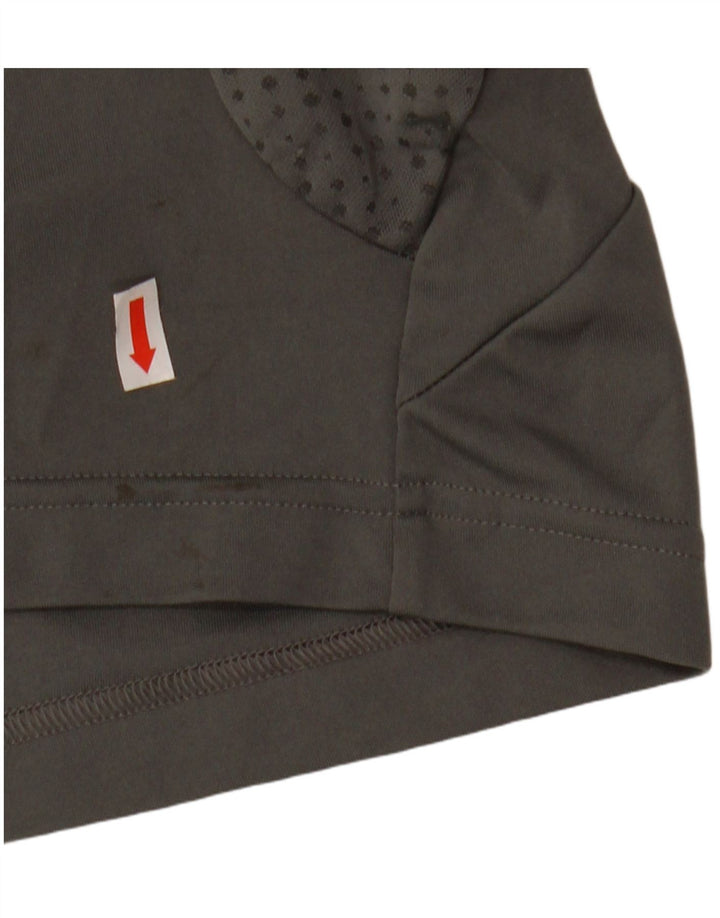Tricou Adidas Climacool pentru bărbați Top mic, gri, poliester color bloc