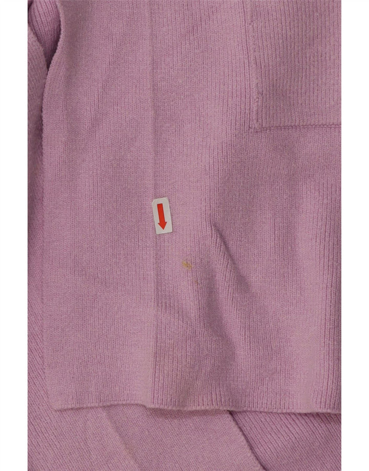 Pulover cardigan deschis pentru femei Marks & Spencer UK 12 Roz mediu