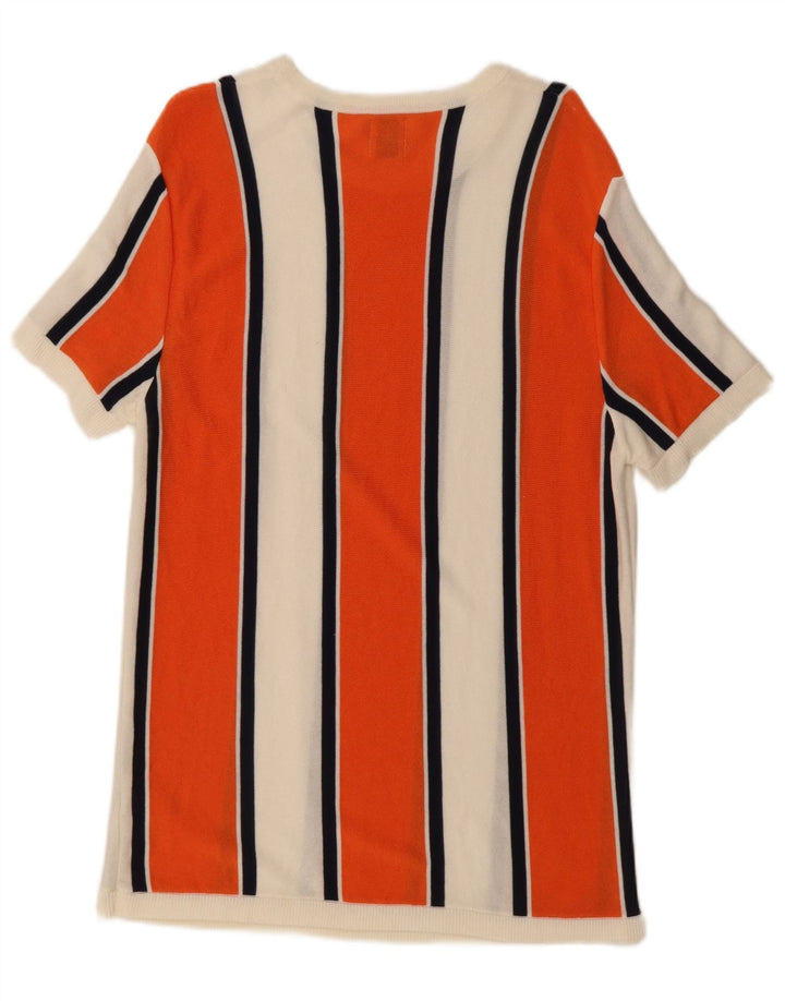 Rochie de bază pentru femei Zara UK 18 XL, viscoză cu dungi albe