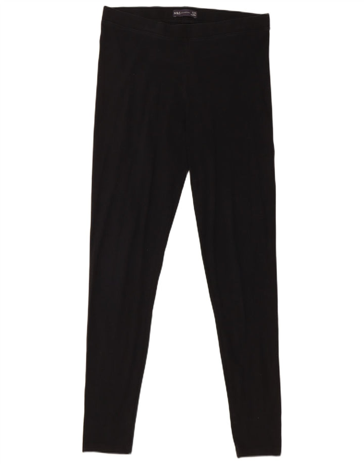 Leggings pentru femei Marks & Spencer UK 12 bumbac mediu negru