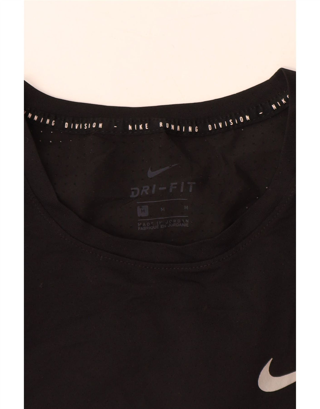 Tricou grafic NIKE Dri Fit pentru bărbați Top Mediu Negru Poliester