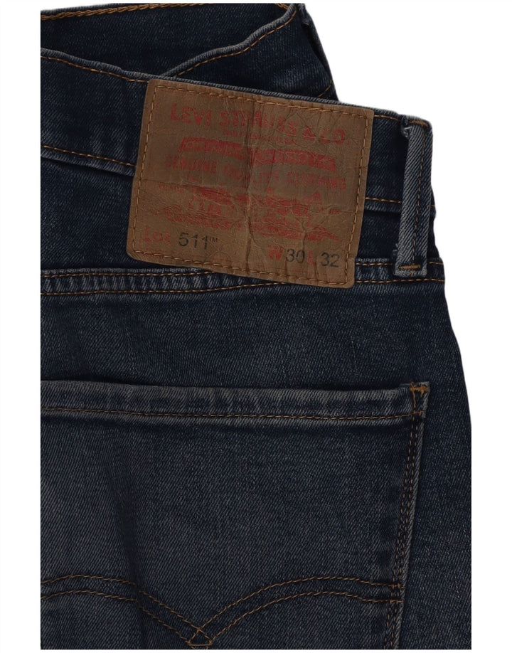 Blugi 511 Slim LEVI'S pentru bărbați W30 L32 Bumbac albastru