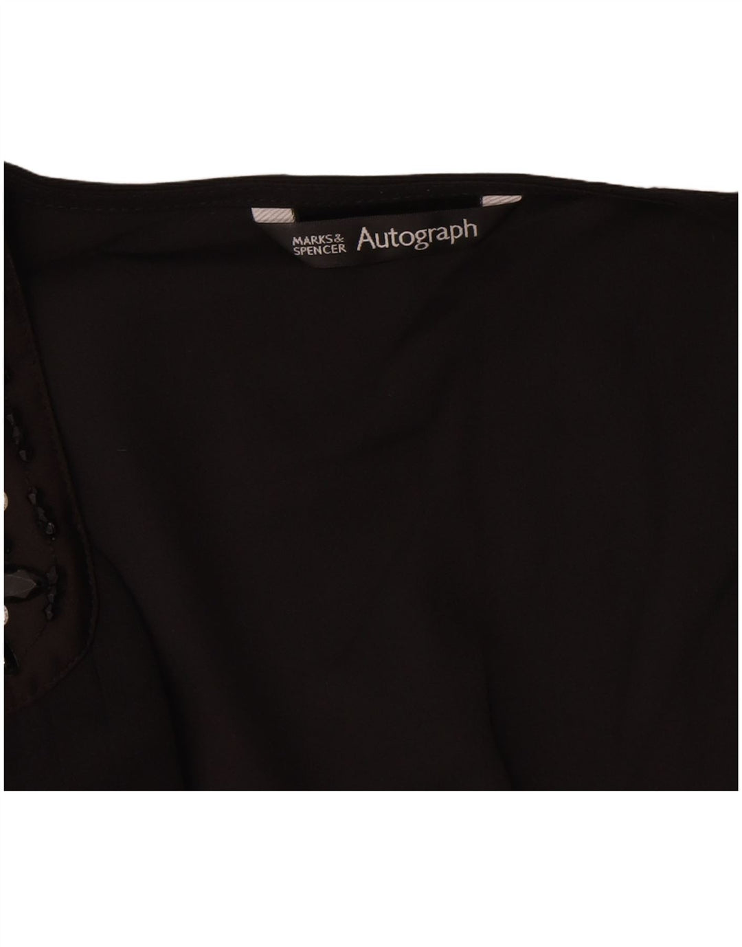 Bluză fără mâneci cu autograf pentru femei Marks & Spencer UK 12 Medium Black