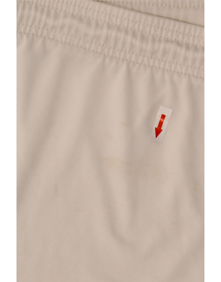 Pantaloni scurți sport Nike Dri Fit pentru bărbați, mari, alb, din poliester