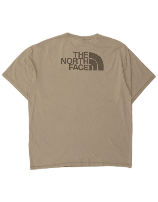 Tricou grafic pentru bărbați The North Face Top Medium Beige Bumbac