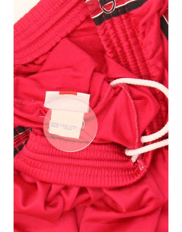 Pantaloni de trening grafic pentru bărbați Champion, roșu mediu, poliester color bloc