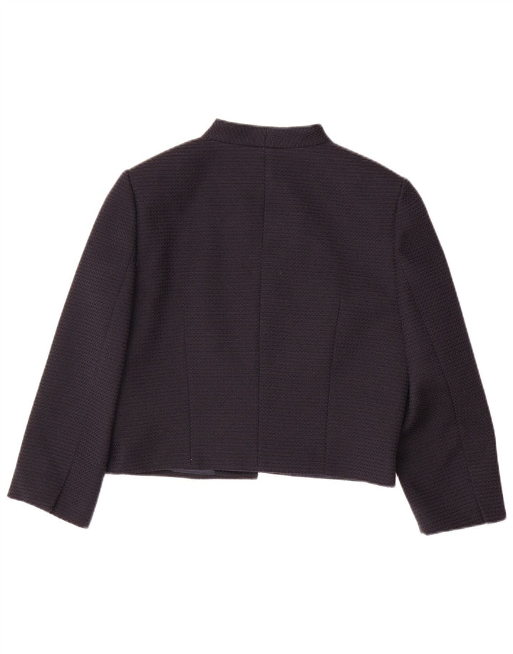 Jachetă bolero deschisă cu mâneci 3/4 pentru femei HOBBS UK 12 mediu negru
