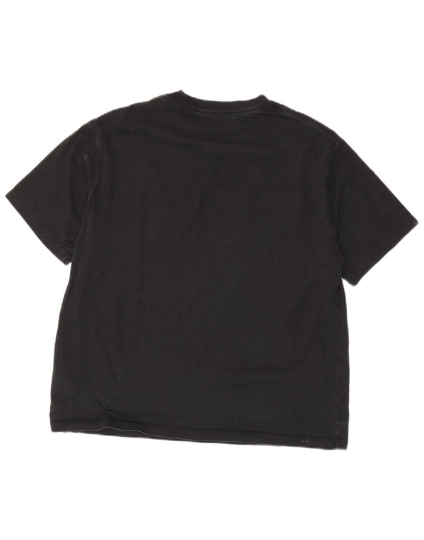 Tricou Jordan pentru femei, cu croiala lejeră Top UK 14 Medium Black Bumbac