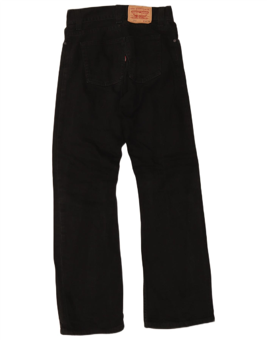 Blugi conici pentru bărbați Levi's 512 Slim Tapered W32 L34 Black