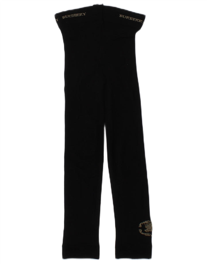 Leggings grafic pentru fete Burberry 7-8 ani negru
