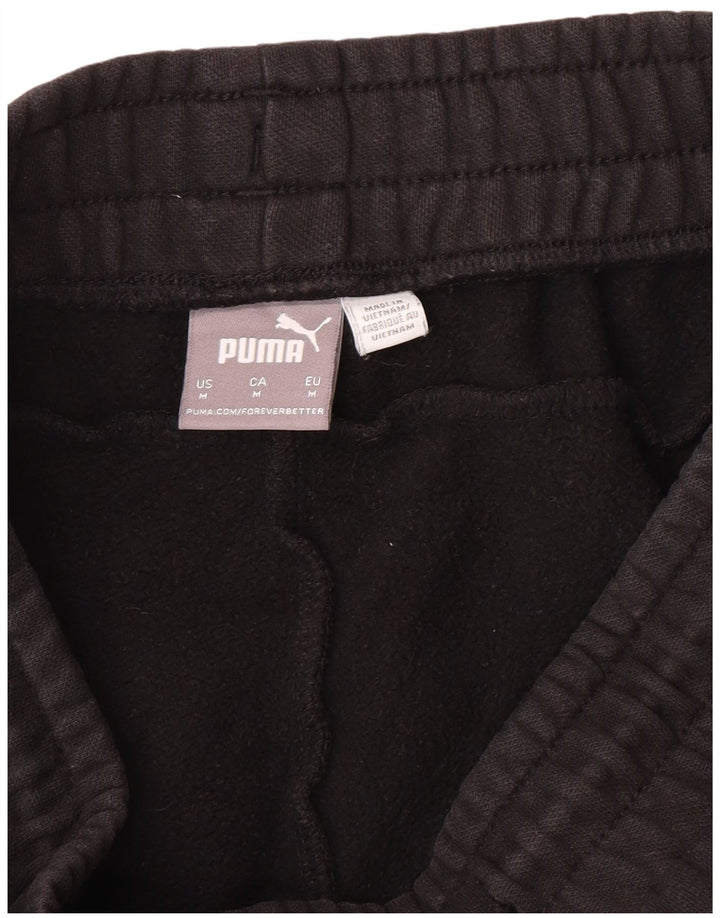 Pantaloni de trening grafic pentru bărbați PUMA Pantaloni de jogging mediu negru