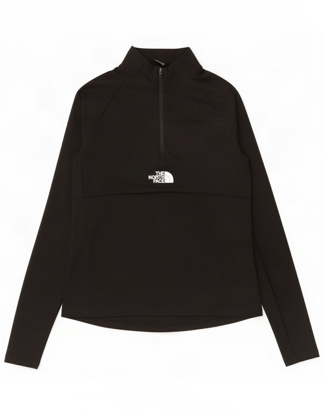 The North Face Womens Zip Deck Pullover Trening Top UK 10 Small Black