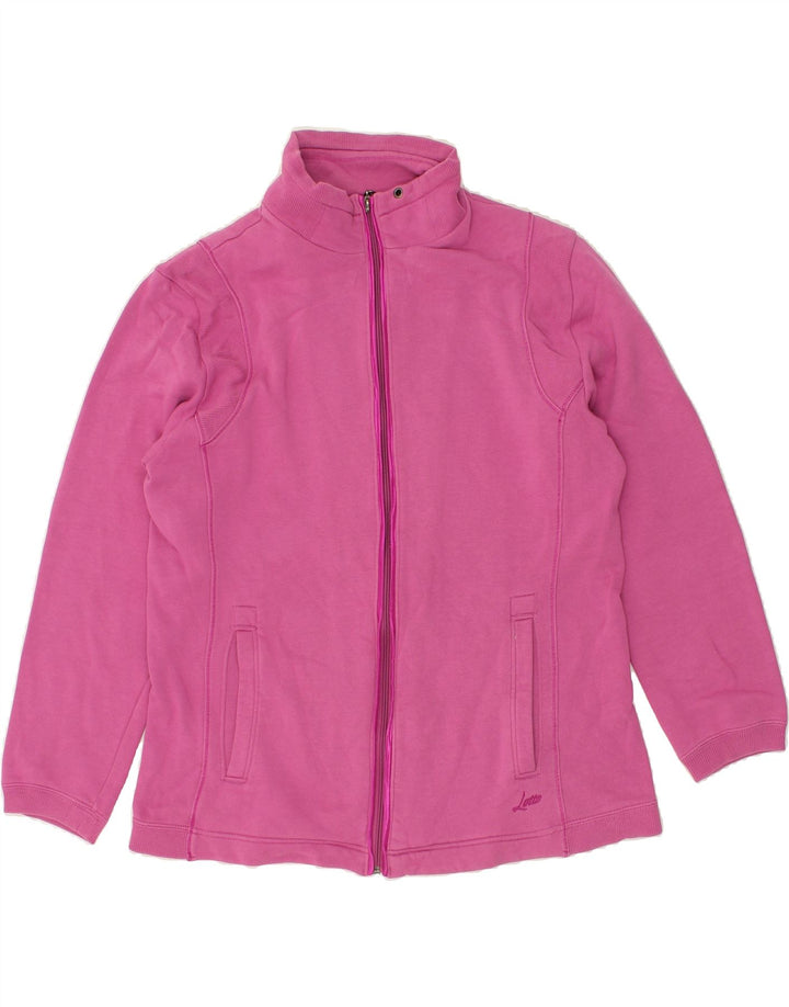 LOTTO Womens Tracksuit Top Jacket UK 16 Large Pink | Vintage Lotto | Thrift | Second-Hand Lotto | Used Clothing | Messina Hembry 