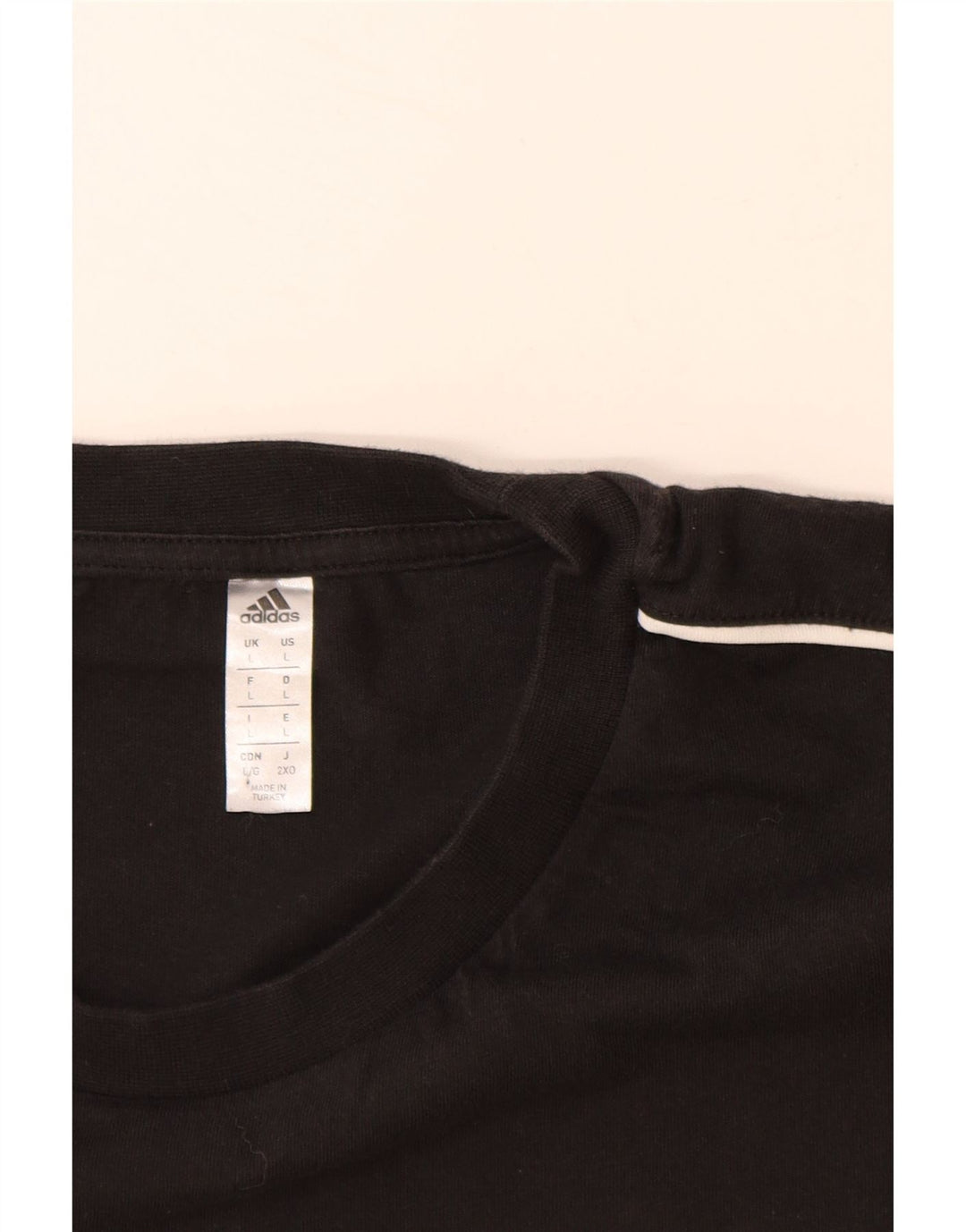 Tricou pentru bărbați ADIDAS Top mare din bumbac negru