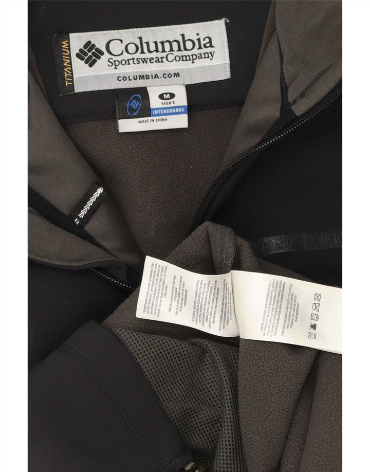 Jachetă Columbia Titanium Windbreaker pentru bărbați UK 38 Poliester mediu negru
