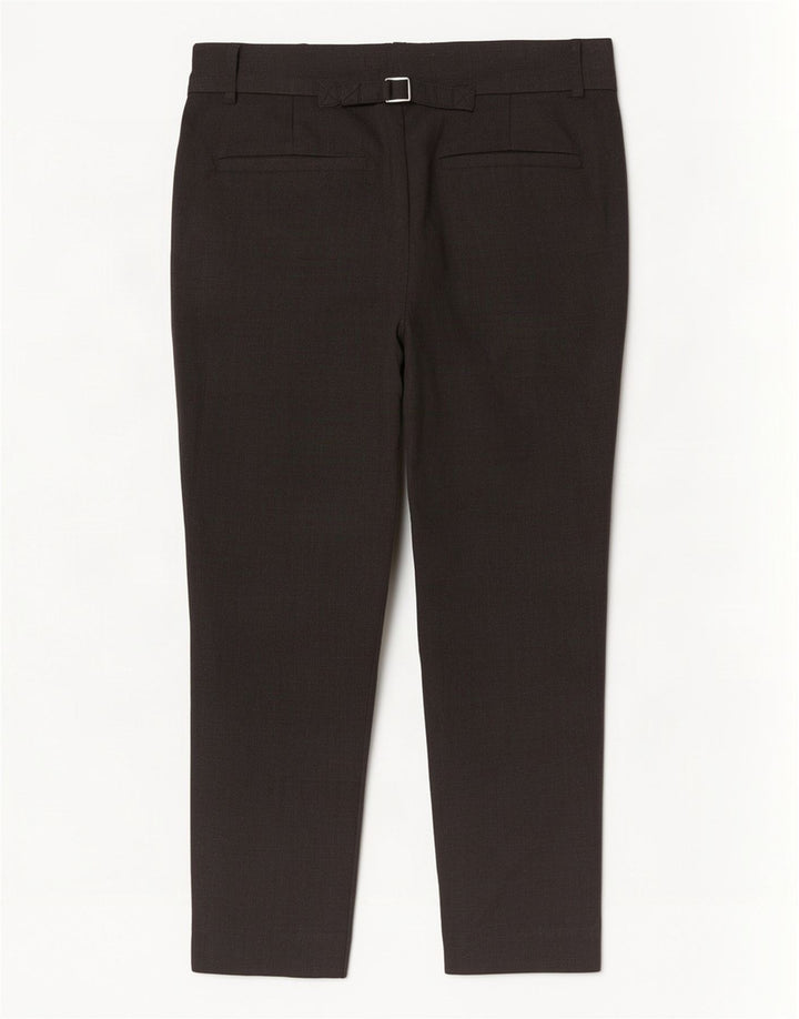 Pantaloni tăiați pentru femei Zara Medium W28 L26 Gri Check
