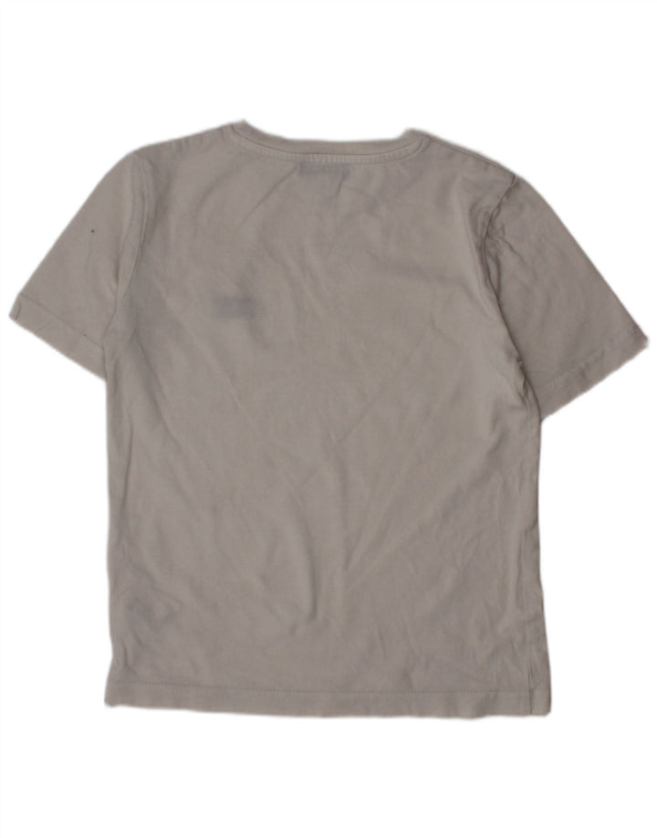 Tricou Hugo Boss Băieți Top 5-6 Ani Bumbac Alb