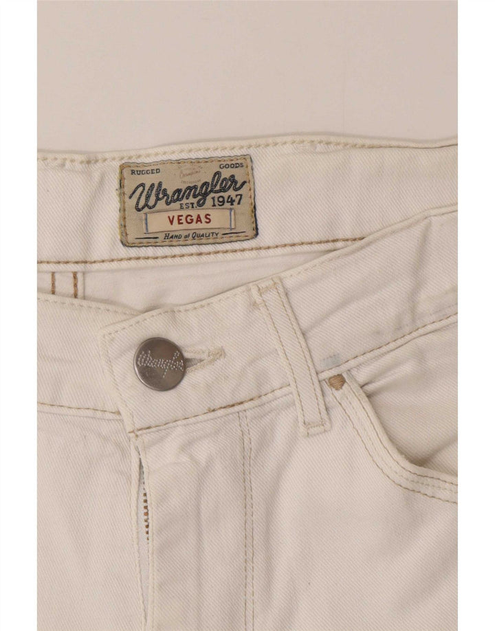 Blugi Wrangler pentru femei Vegas Slim W30 L32 alb