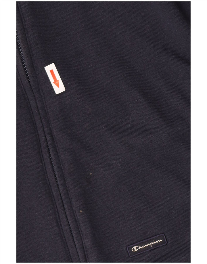 Jachetă de trening pentru femei Champion UK 14, bumbac, albastru bleumarin mediu