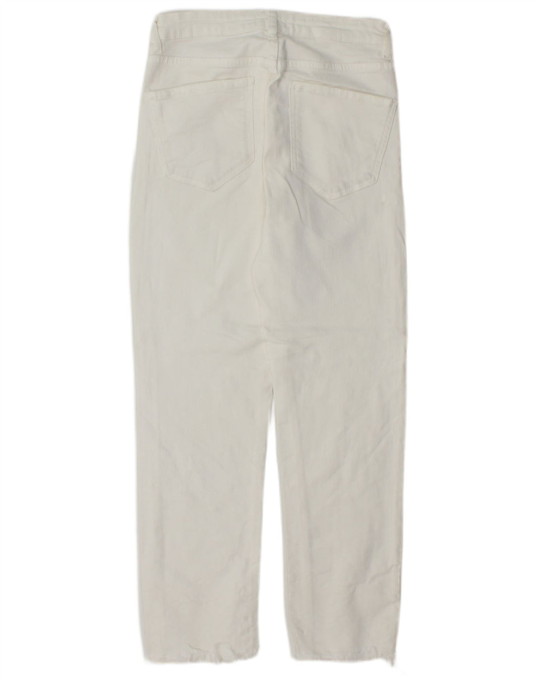 Blugi Drepți Femei ZARA EU 36 XS W26 L26 Alb