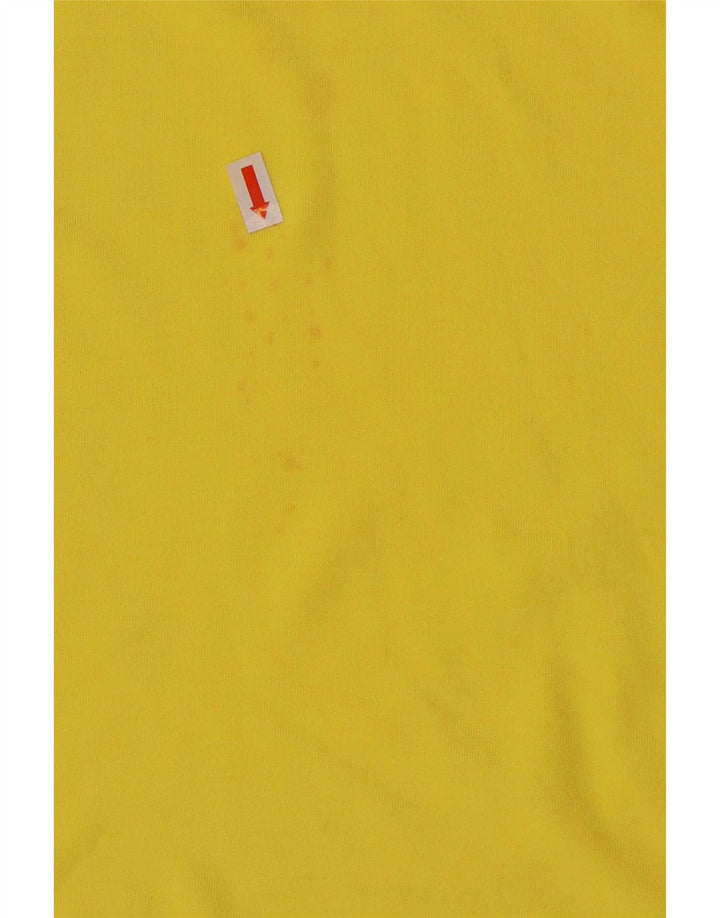 Tricou grafic Burton pentru bărbați Top mic din bumbac galben