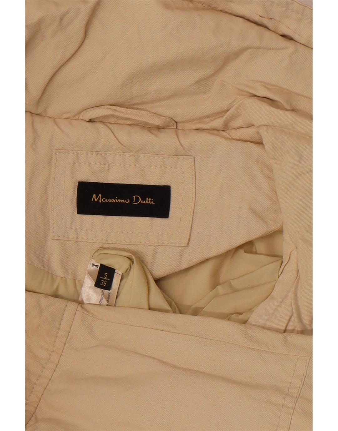 Jachetă parka cu glugă pentru femei Massimo Dutti UK 10 Mic Bej