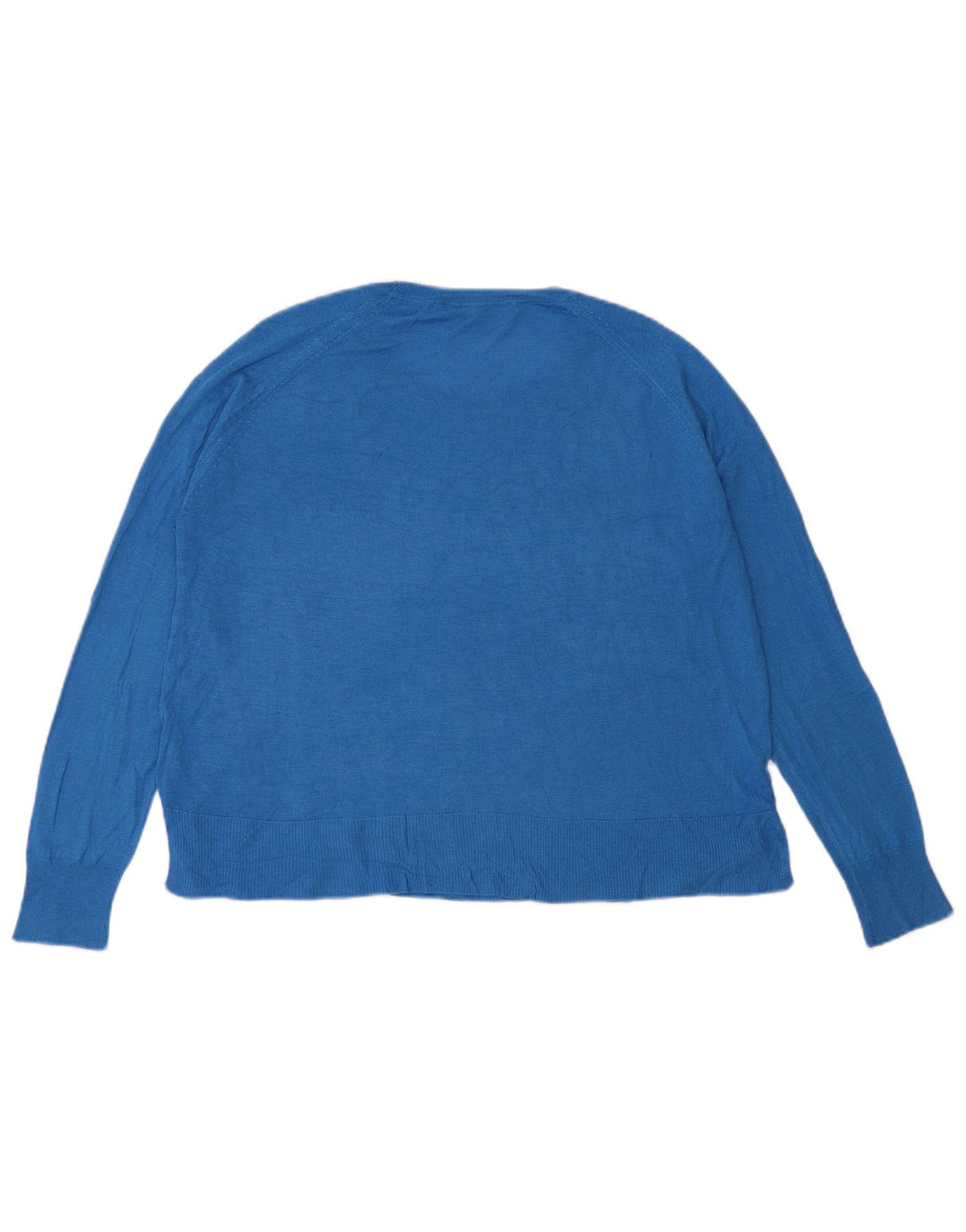 Pulover supradimensionat pentru femei Zara, cu gât de barcă, UK 10 Small Blue
