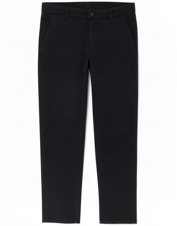 Benetton Pantaloni chino conici pentru femei UK 10 Small W27 L25 Bleumarin Bumbac
