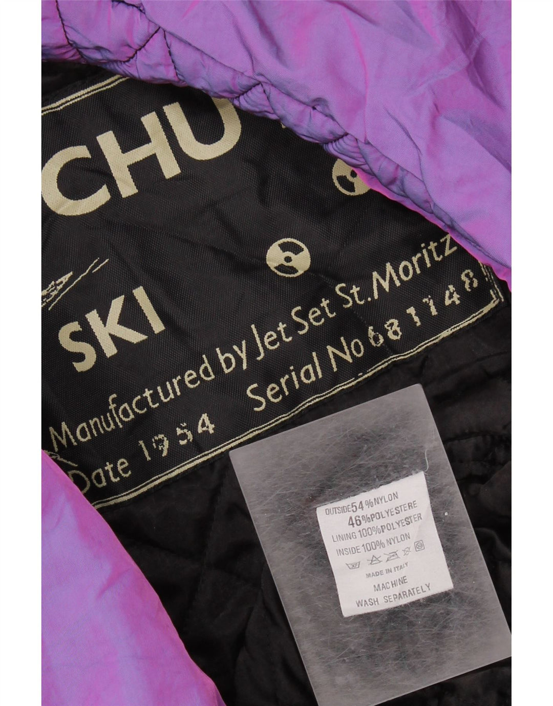 Jachetă de schi pentru femei JET SET Air Chute UK 22 3XL Violet Nylon
