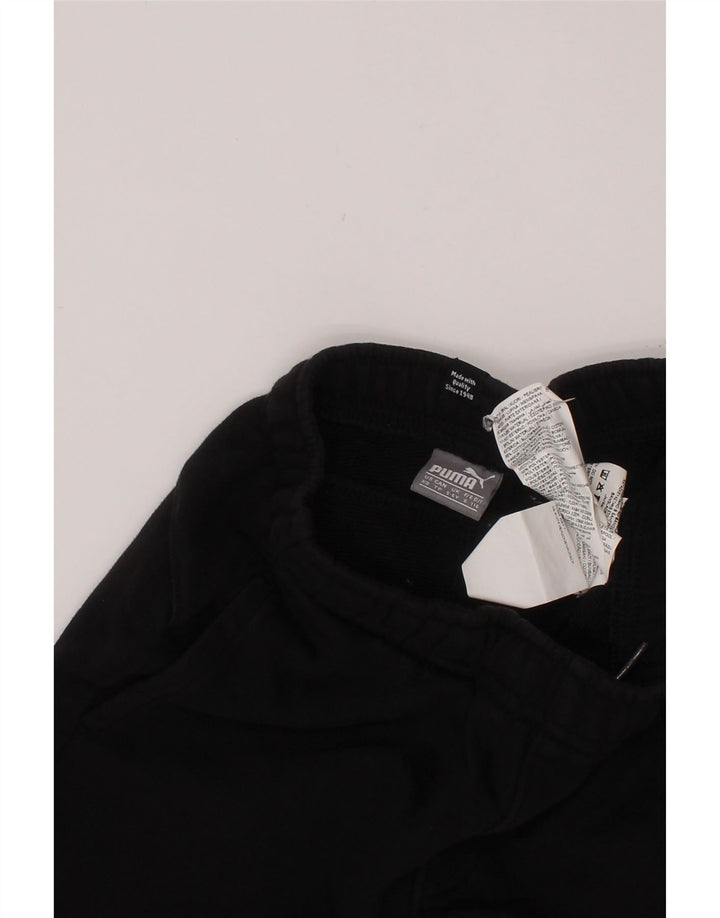 Pantaloni scurți sport PUMA băieți 5-6 ani bumbac negru