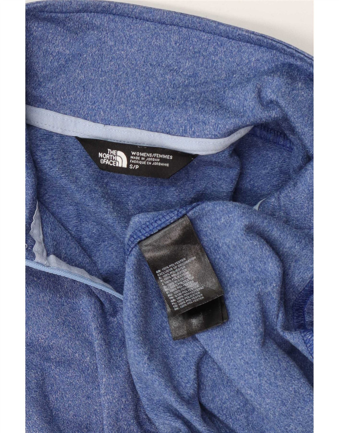 Top de trening The North Face pentru femei Pullover UK 10 Small Blue Flecked